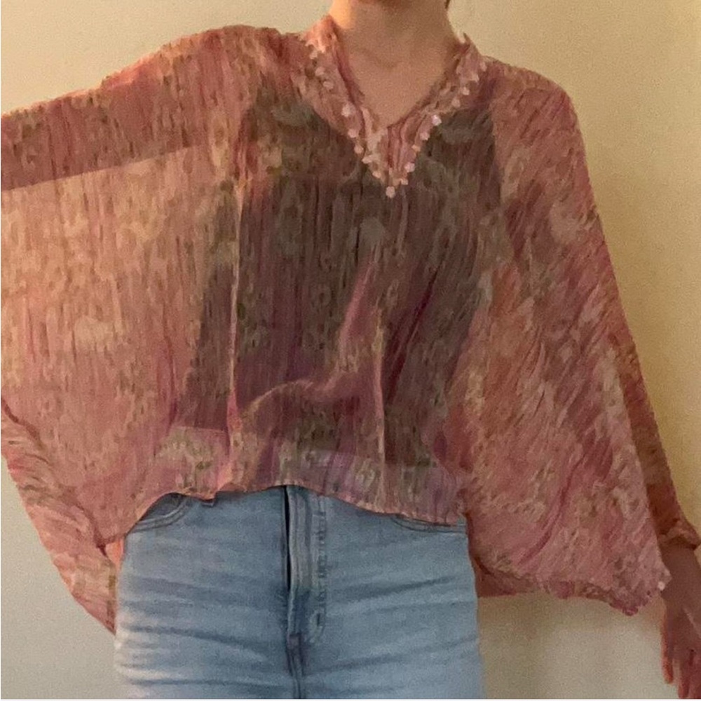 ethereal transparent blouse